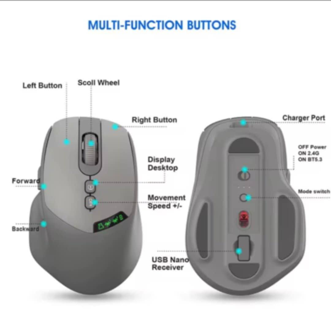 ماوس لاسلكي قابل للشحن